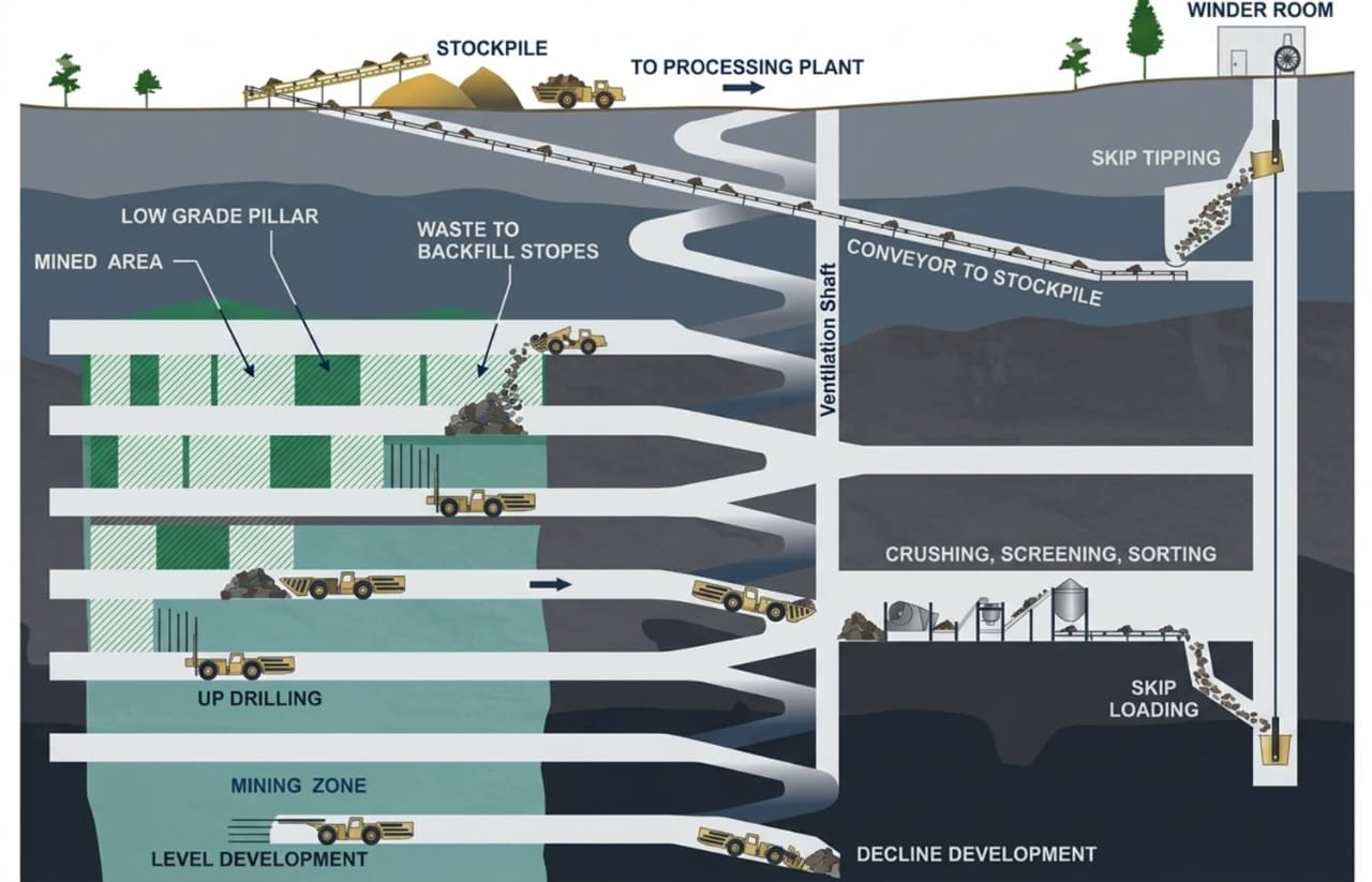 Does All Extracted Material Really Need to Be Transported to the Surface?